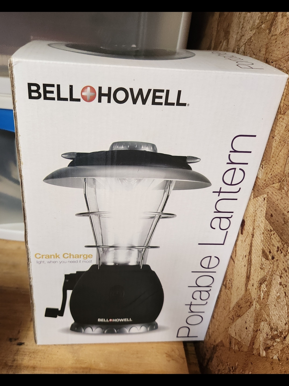 Bell+Howell Portable Lantern - Black and Silver